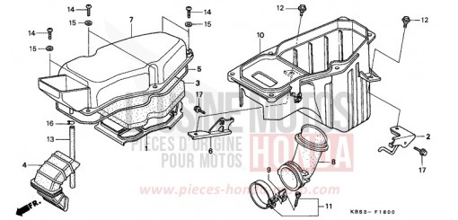 AIR CLEANER NSR125RY de 2000